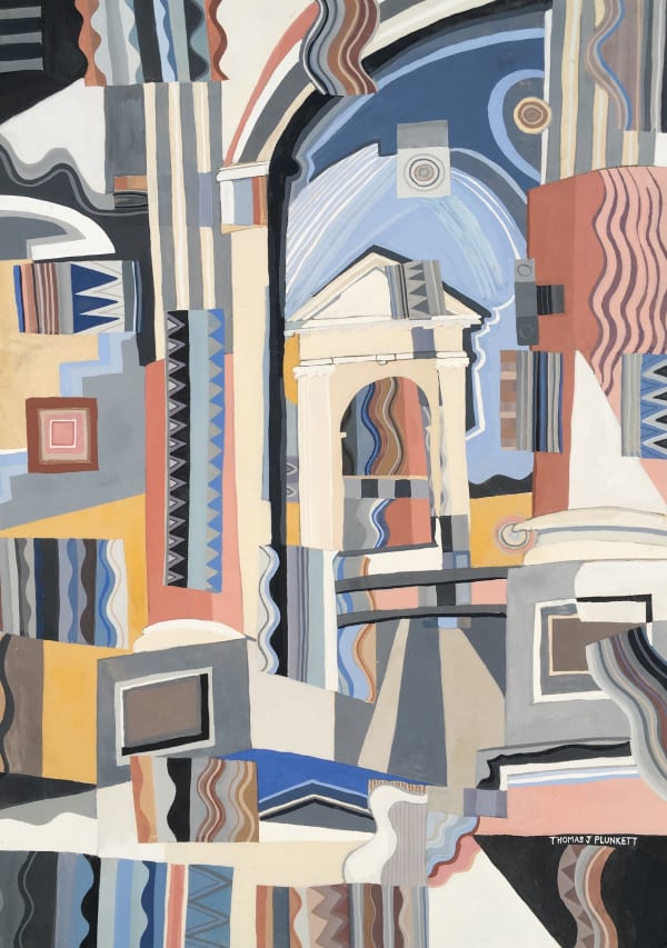 Thomas Plunkett PPRWS Hon. RE, Architectural Mosaic