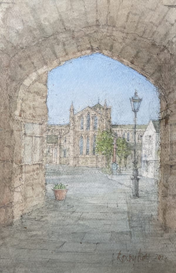 Dennis Roxby Bott RWS, Hexham Abbey