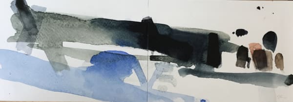 Jane Lewis RWS, Northumberland Beach