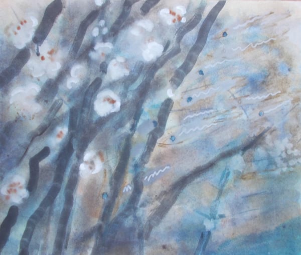 Anne Marlow RWS, Blackthorn Blossom