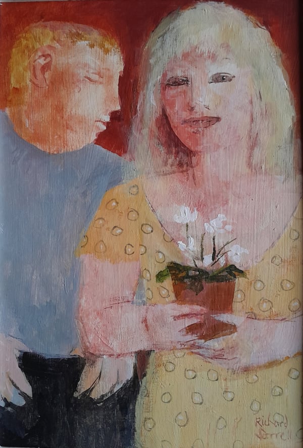 Richard Sorrell PPRWS Hon. RE, Visitors with a Gift