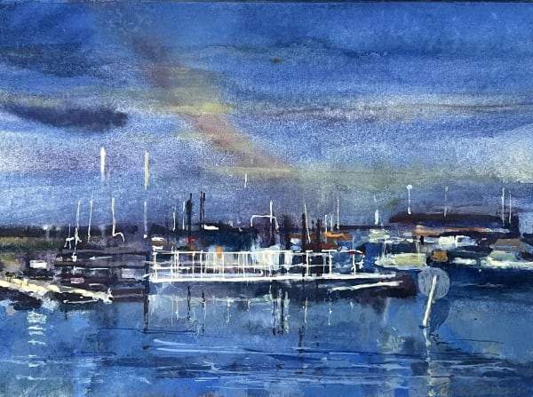 Francis Bowyer PPRWS Hon. RE, Along the Bank of the Blyth