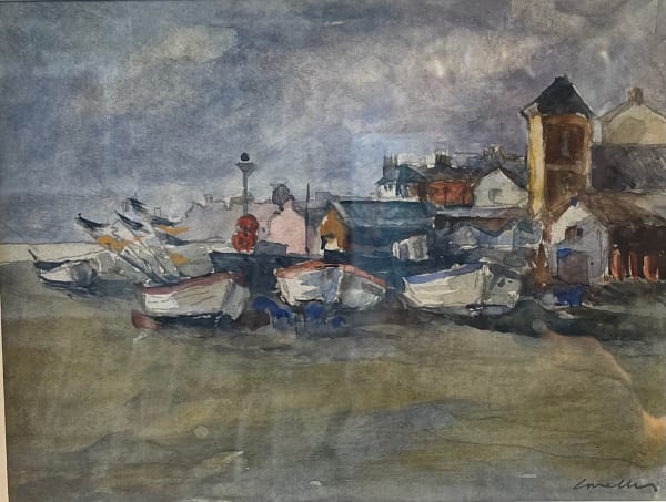 Jane Corsellis RWS, Autumn Beach Aldeburgh