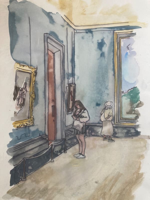 Thomas Plunkett PPRWS Hon. RE, National Gallery Interior IV