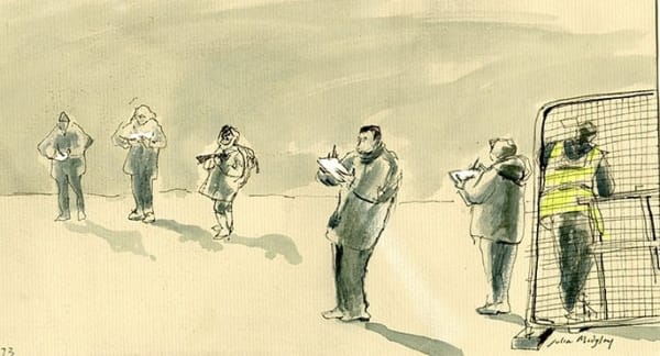 Julia Midgley RWS RE, Sketch Club