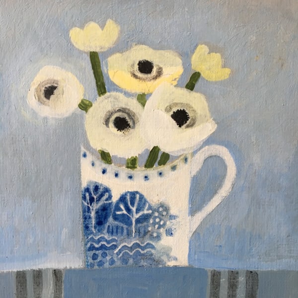 Jill Leman PPRWS Hon. RE, St Ives Anemones