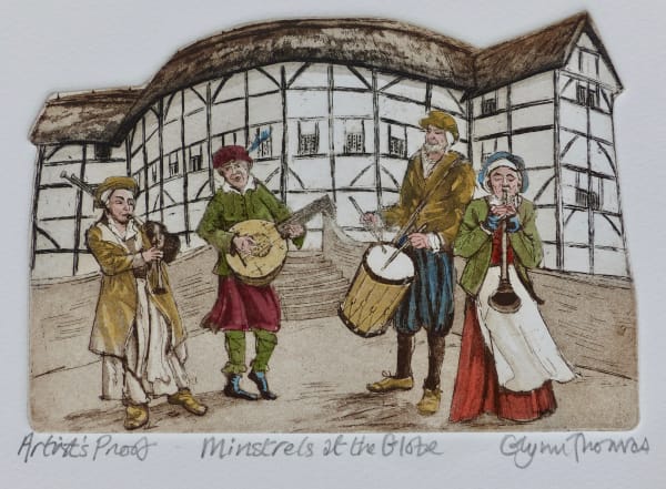 Glynn Thomas RE, Minstrels at the Globe