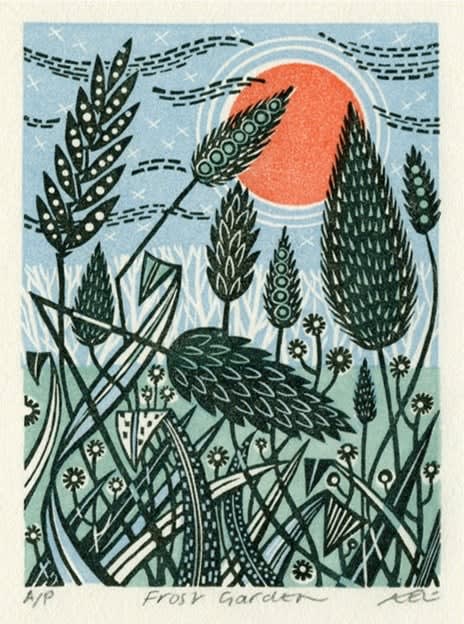 Angie Lewin RWS RE, Frost Garden