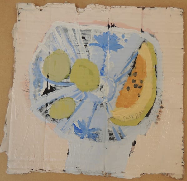 Christie Bird RWS, Fruit Bowl and Paw Paw