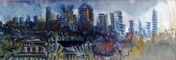 Neil Pittaway RWS RE, Greenwich from Observatory Hill