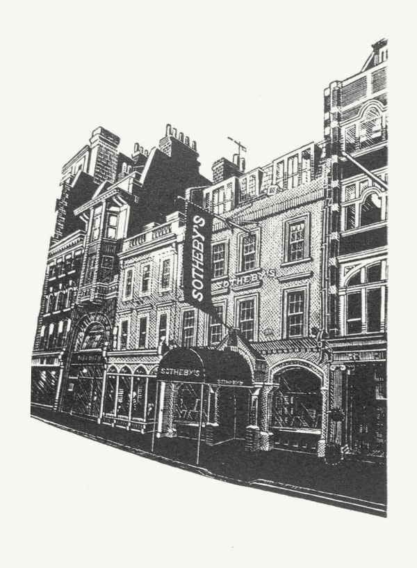 Anne Desmet RA RE, Sotheby's, New Bond Street
