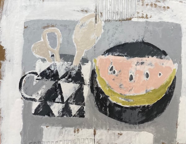 Christie Bird RWS, Black and White Still Life