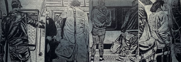 Louise Hayward RE, On the Underground