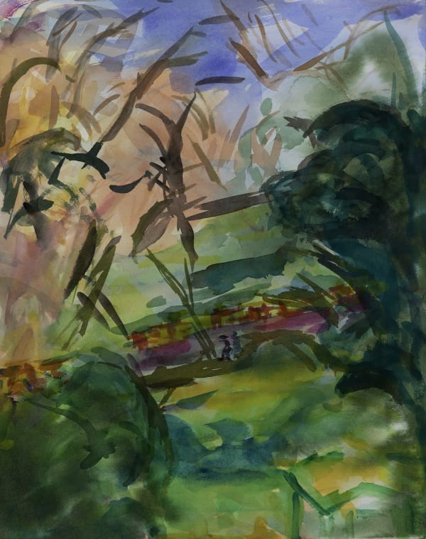 Julie Held RWS, Rosy Late Afternoon