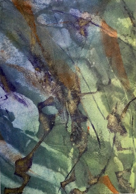 Jackie Newell RE, Reflections of Spring during Lockdown 2020 number 2