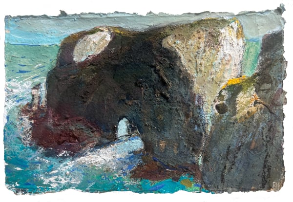 Frances Hatch RWS, Deep Shadow, Buoyant Breeze. Old Harry, Dorset