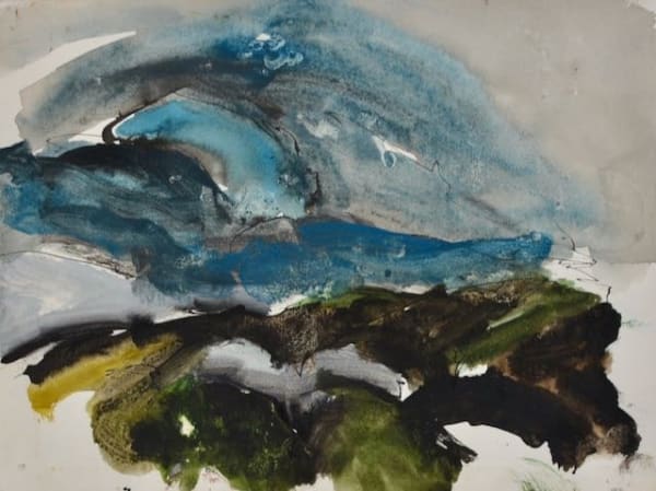 Jim Hunter RWS, Landscape, Cornwall 1974