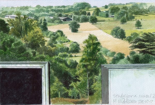 Michael Middleton RWS RE, Study for a Mural