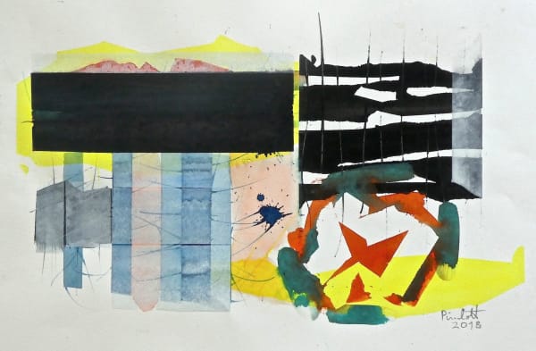 Geoffrey Pimlott Hon Ret RWS, Scratched Blacks