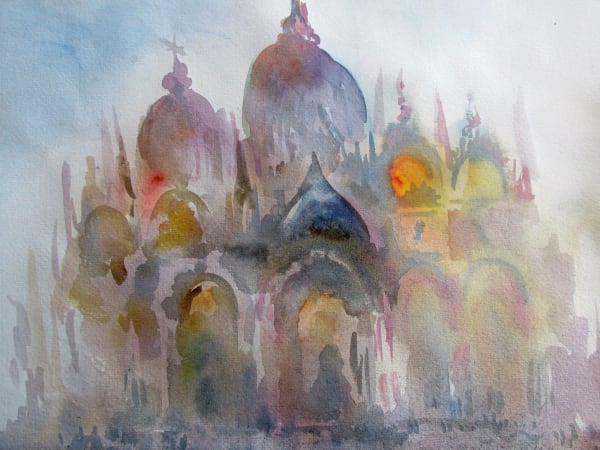 Neil Pittaway RWS RE, St. Mark's, Morning Light, Venice