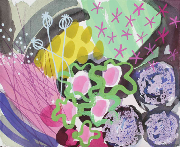 Tessa Pearson ARWS, Patchwork Border Dancing