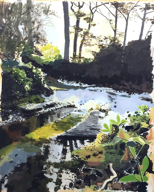 Iain Nicholls ARWS, Drax Forest Dorset - Winter Study 2