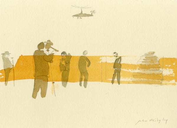 Julia Midgley RWS RE, Salisbury Plain