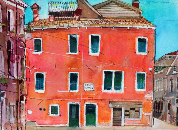 Peter Quinn RWS, Campo De Ruga, Venice