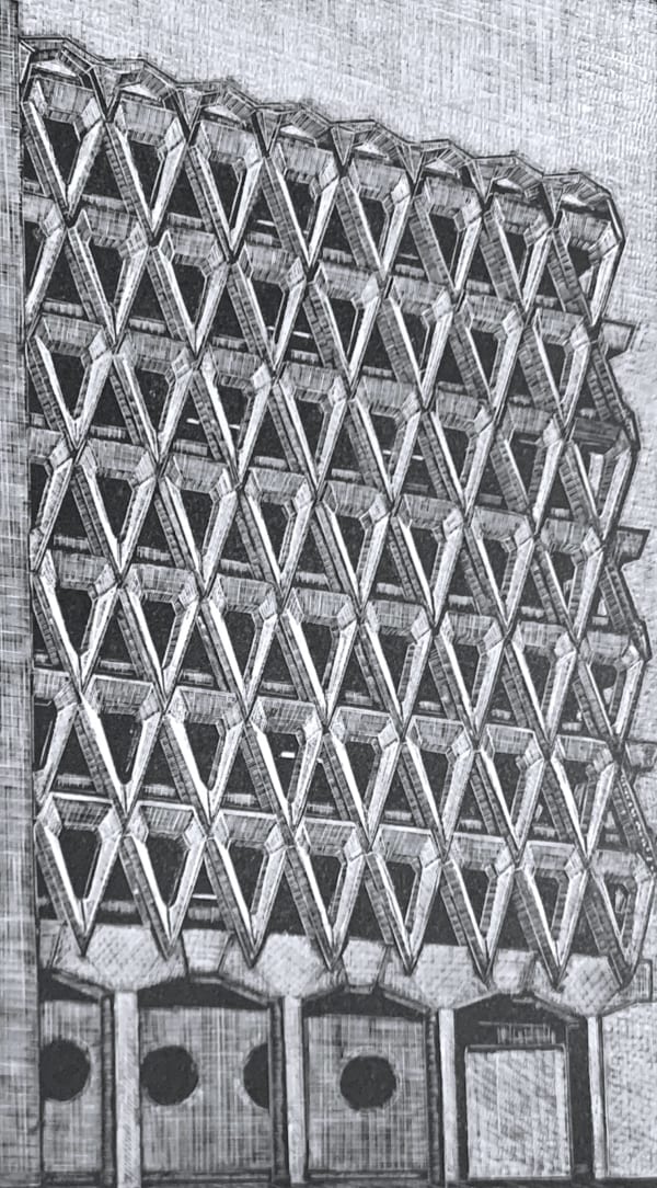 Louise Hayward RE, Welbeck Street Car Park