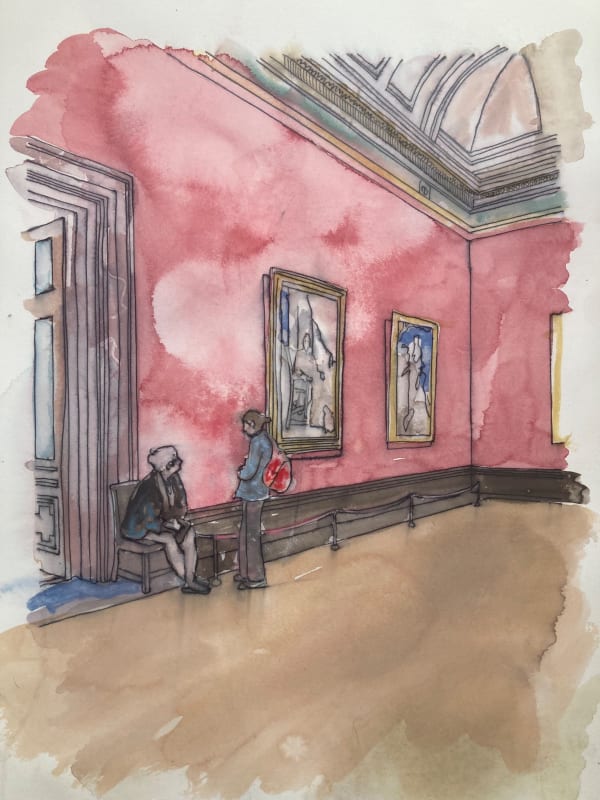 Thomas Plunkett PPRWS Hon. RE, National Gallery Interior III