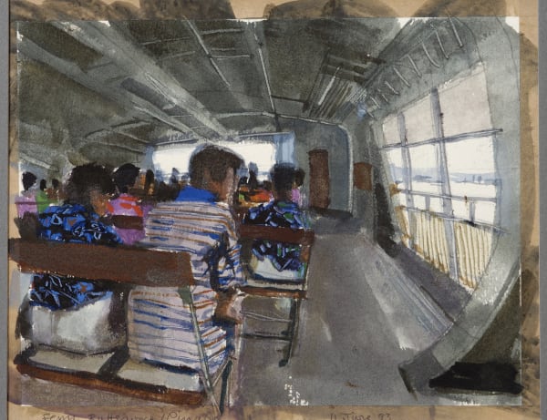 John Newberry RWS, Butterworth Ferry, Penang