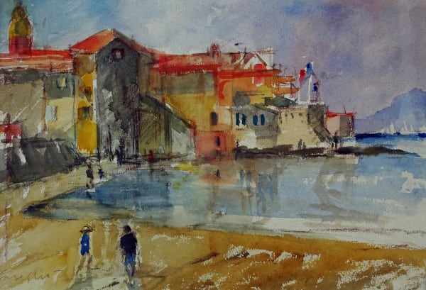 Jane Corsellis RWS, St Tropez