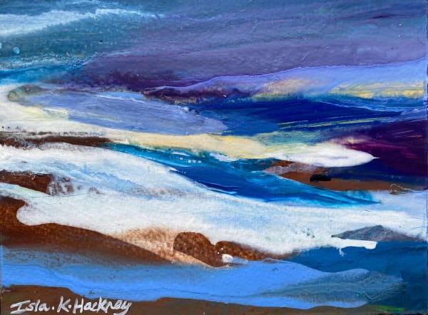 Isla Hackney RWS, Watching the Waves