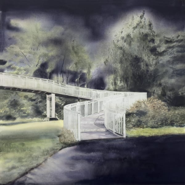 Richard Elliott ARWS, Pedestrian Flyover, Glasgow