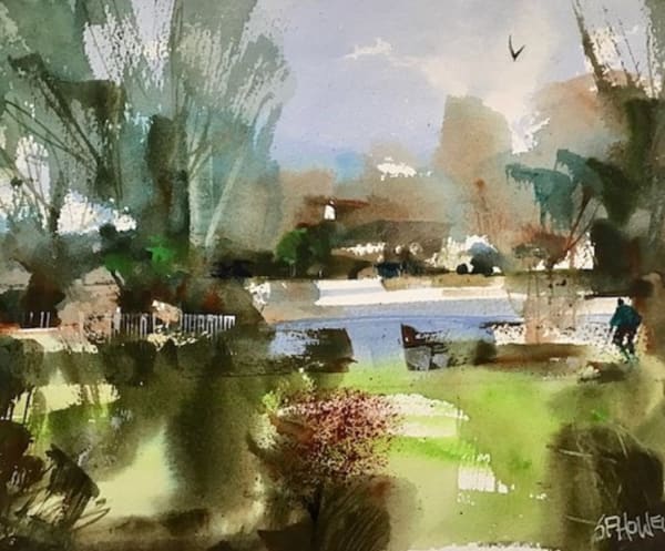 Sue Howells RWS, Bird Watching Regents Park