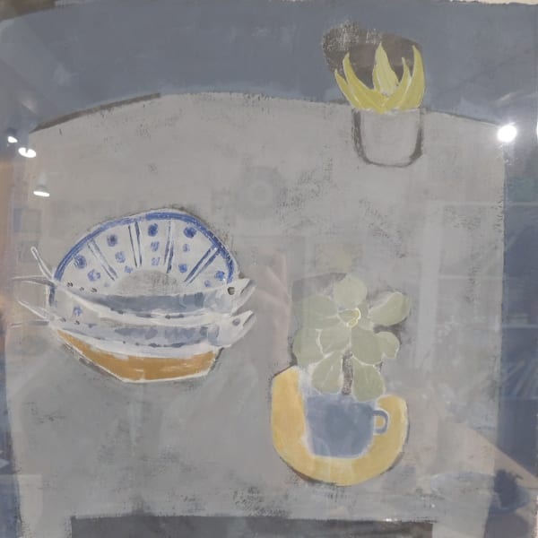 Christie Bird RWS, Mackerel and Succulents