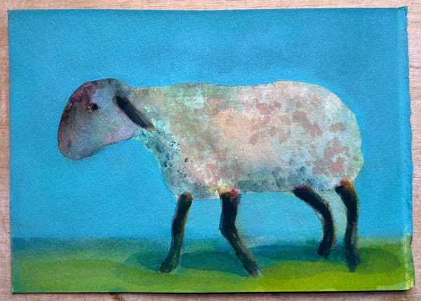 Charles Williams PRWS, Anxious Ewe
