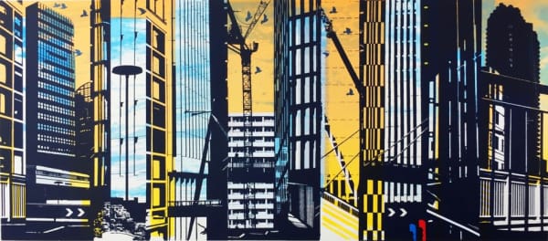 Janet Brooke RE, A Walk Through The City
