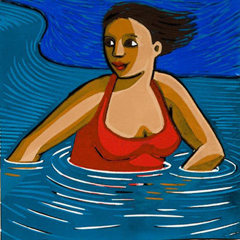 Anita Klein PPRE Hon. RWS, The Wave