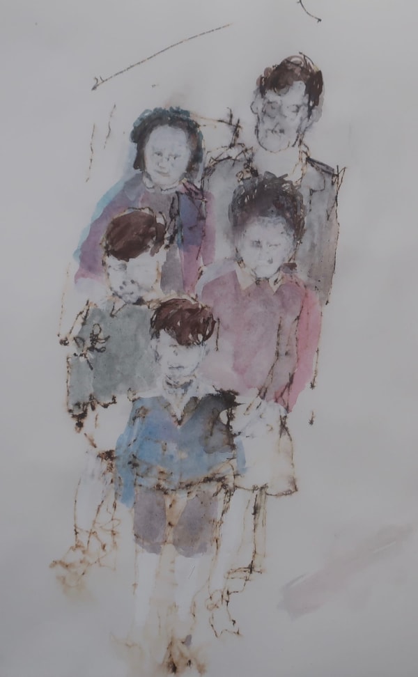 David Hamilton RWS, Nana's for Tea '47