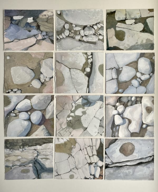 Annie Williams RWS RE, Between and Low Tide