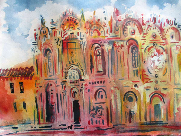 Neil Pittaway RWS RE, The Hospital, Venice (Scuola Grande Di San Marco)