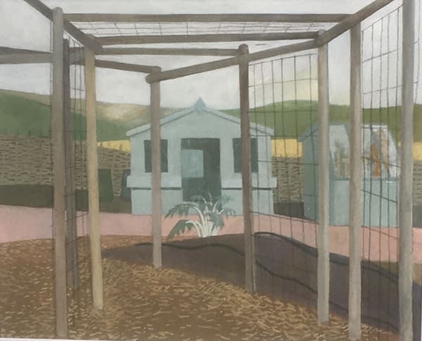 Wendy Jacob RWS, Winter Vegetable Garden