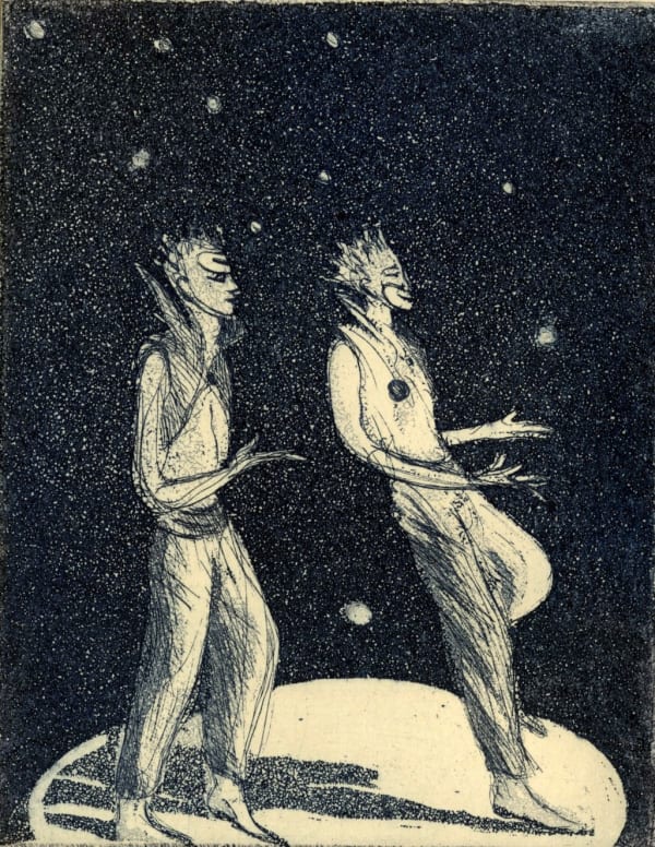 Julia Midgley RWS RE, Jugglers