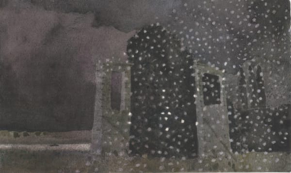 Charles Williams PRWS, Grand Designs: Snow Flurry