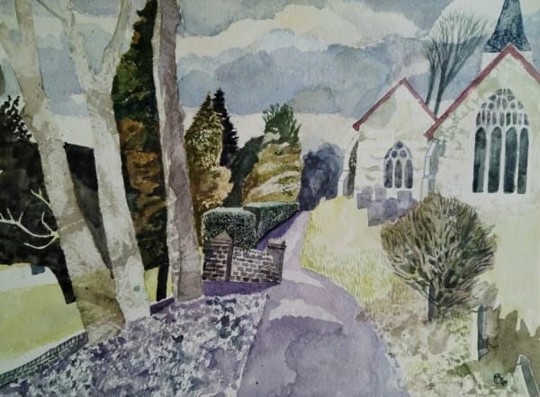 Michael Collins RWS, Churchyard