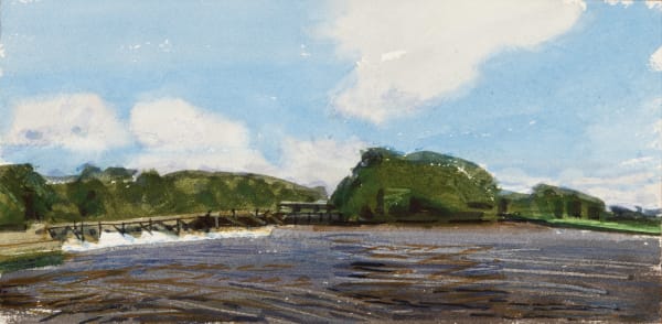 John Newberry RWS, The Lock Abingdon