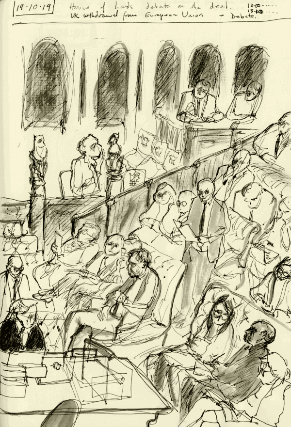 Julia Midgley RWS RE, Withdrawal Debate House of Lords