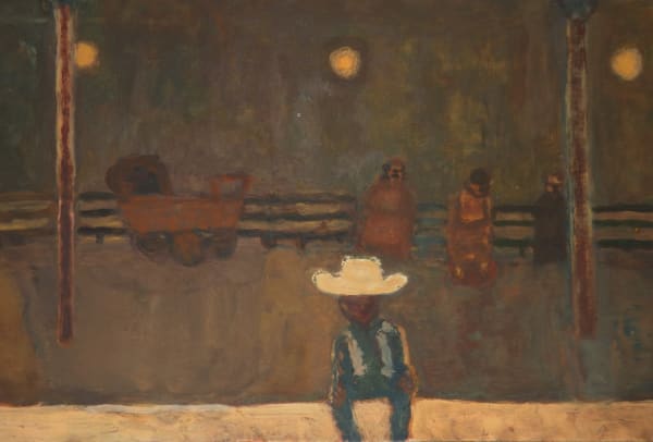 Bridget Moore RWS, Cowboy Hat