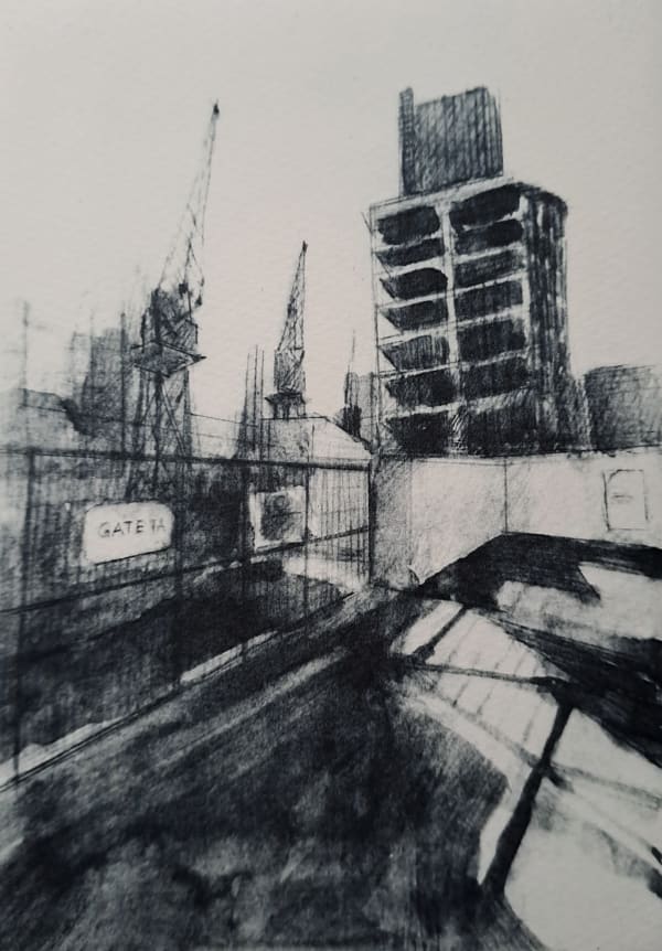 Melanie Bellis RE, Shipping Cranes